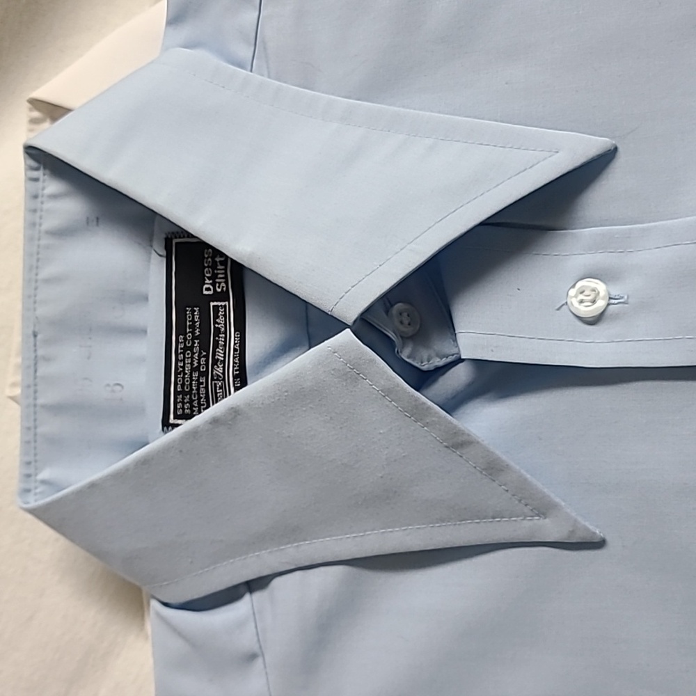 Vintage Set of 2 Sears Men's Store Classic Short-sleeved Button Down Collared - Picture 4 of 16